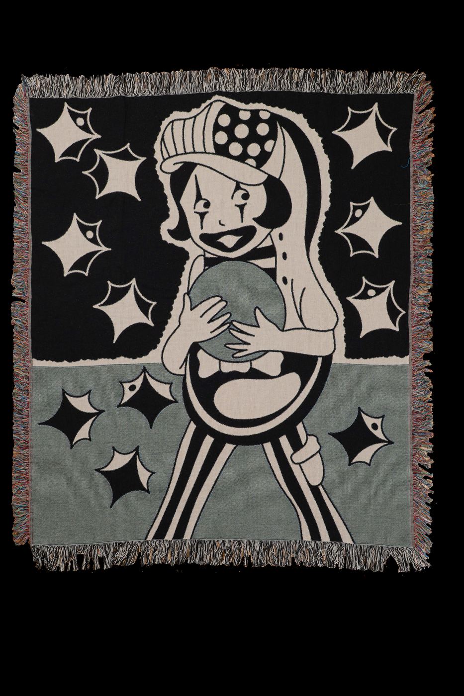 Bowling Lover blanket flat lay