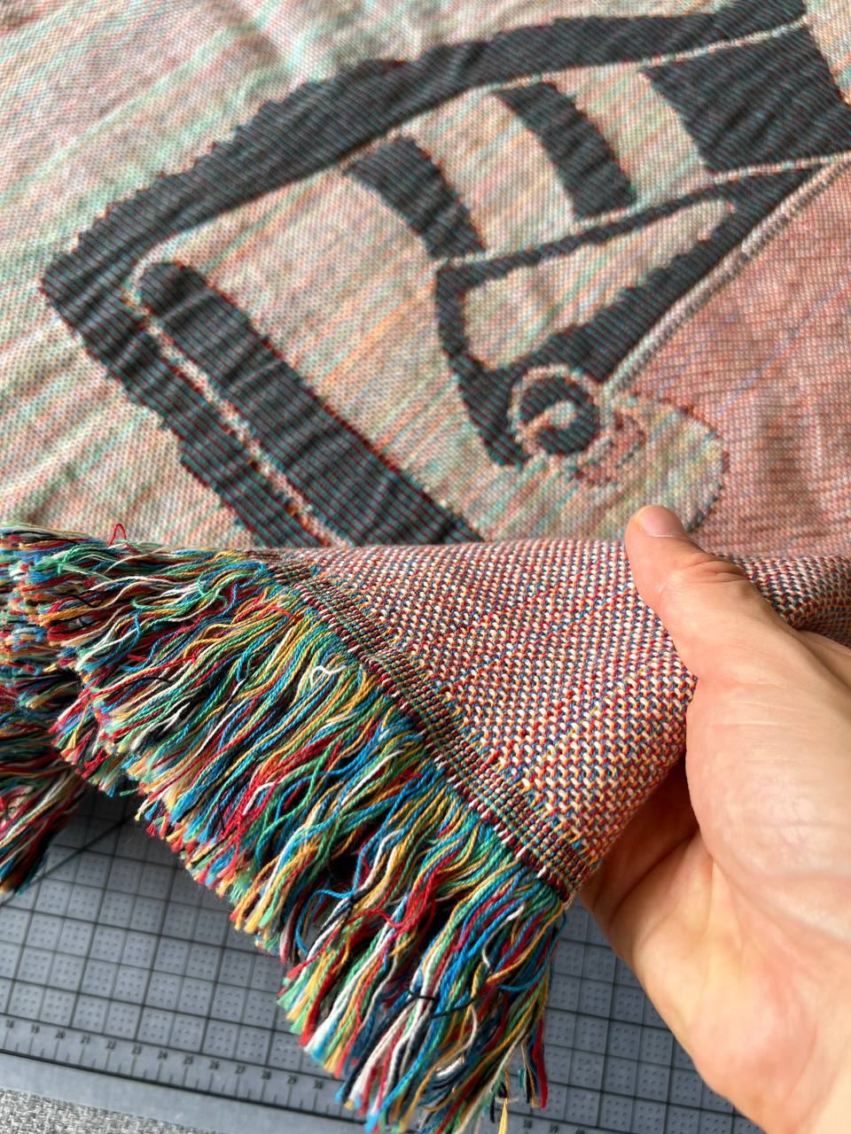 Colorful fringe detail