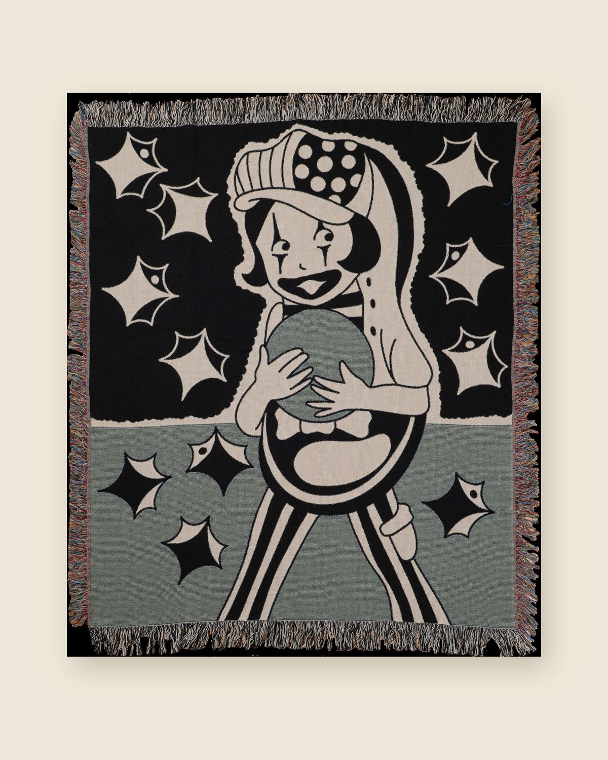 Bowling Lover woven blanket