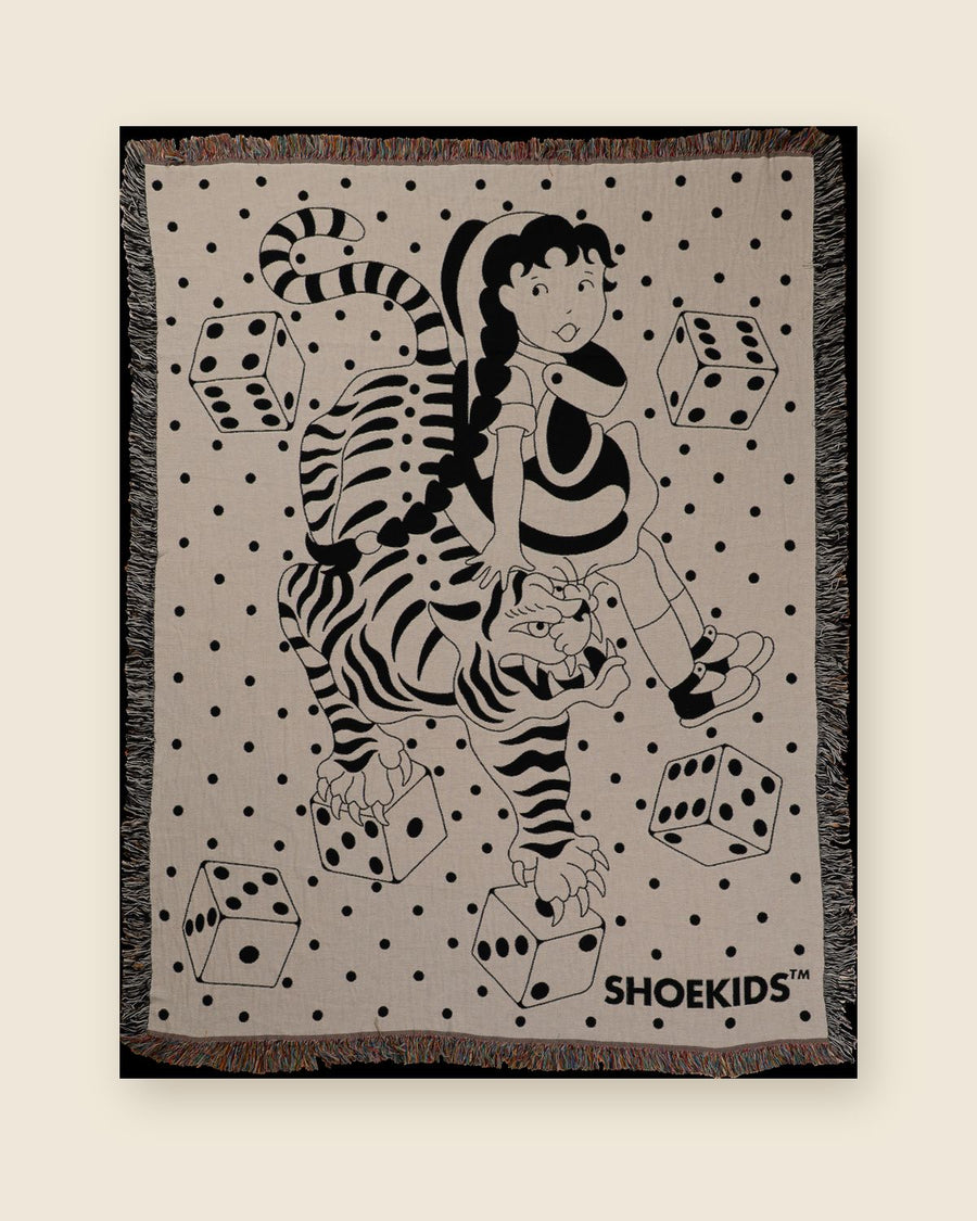 Tattoo Tiger Trad Classic woven blanket